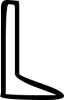 Letter B in Hieroglyphics Alphabet
