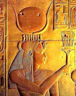 Hathor with Sistrum